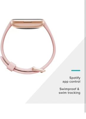 Трекер активности Fitbit Versa 2 — лепестковый/медно-розовый - Изображение 1 из 4