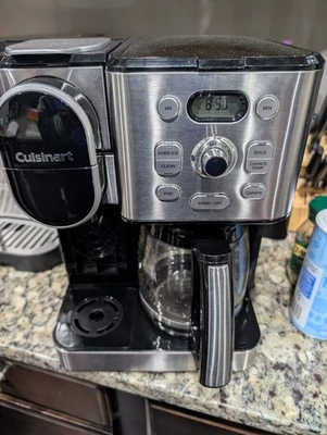 Cuisinart Coffee Center SS-16 12-Cup 2-in-1 Coffee Maker - Black Stainless Steel - Image 1 of 4