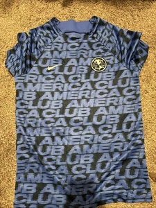 Nike Club America Aguilas Mexico Futbol Soccer Jersey Mens Size Medium Slim Fit - Picture 1 of 4