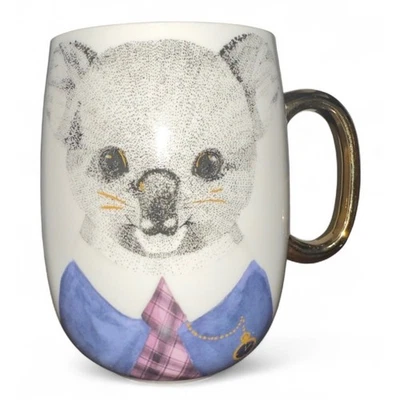 Encantadora taza de koala muelle 1 importaciones porcelana fina mango dorado taza de té de café Foto 1 de 4