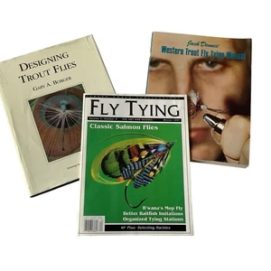 Vintage Fliegenbinden und Forellenfliegen Buch und Magazin Set - Bild 1 von 9