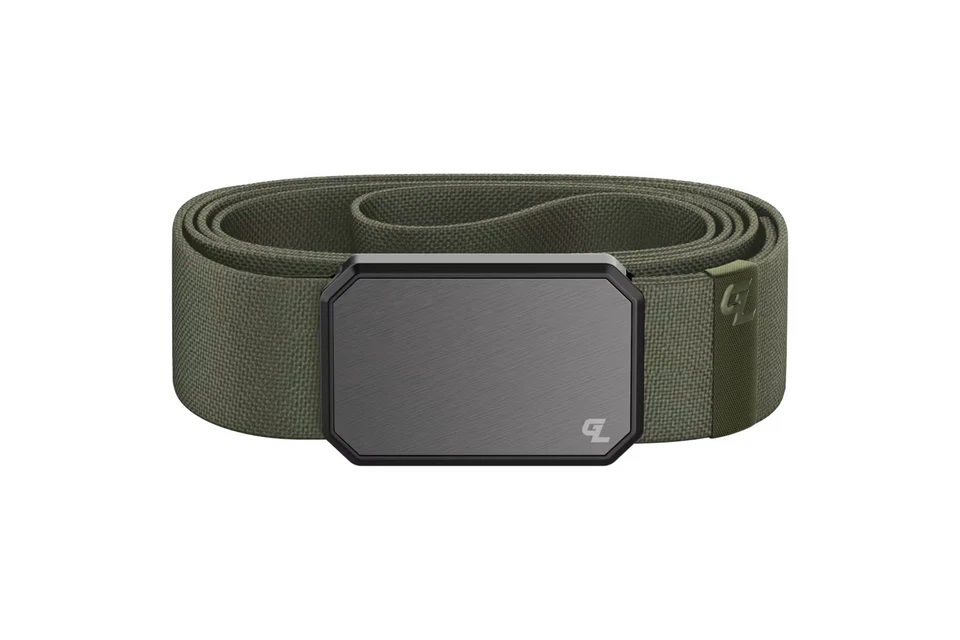 Groove Life Belt B1-003-OS OSFM Olive Belt W/ Gun Metal Buckle Priority Mail