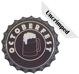 100 Octoberfest Home Brew Beer Bottle Crown Caps Red Maroon Oktoberfest - Picture 1 of 9