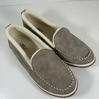 Mocasín sin cordones JBU By Jambu Torino espuma viscoelástica para mujer talla 9,5 M gris Foto 1 de 4