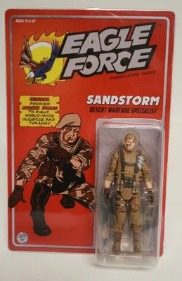 Figura de acción Sandstorm Desert Warfare Specialist Eagle Force vs. Riot BBTS 2019 Foto 1 de 4