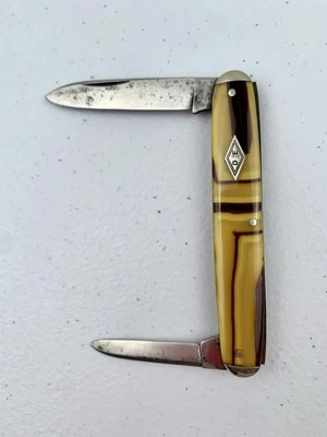 Shapleigh HDW Co. Faca para caneta cavalheiro de duas lâminas manteiga e melaço - Imagem 1 de 4