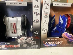 Sharper Image® Cyclone Twister & Thunder Twist Rally RC White/blue - Picture 1 of 9