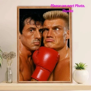 Póster de la película Rocky Balboa, arte de la película de boxeo, regalo de decoración de pared Sylvester Stallone - Imagen 1 de 8
