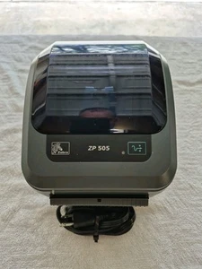 Zebra ZP505 Thermal Label Printer with Power Cord & USB Cord - Tested Working - Photo 1/7