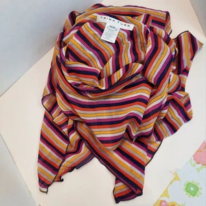 Trina Turk Boatneck Swim Tunic Coverup Top Colorful Sz S Asimetric - Picture 1 of 3