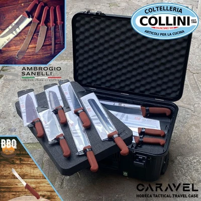 Sanelli Ambrogio - Caravel Trolley - 15 knives and 7 accessories - Image 1 of 4