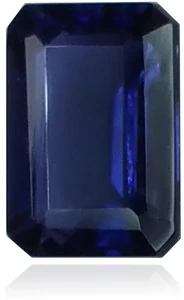 🟣 Purple Iolite Natural Emerald Cut 7x5mm 🟣 - Picture 1 of 5