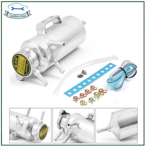 Universal Radiator Alloy Swirl Pot Breather Air Tank Engine Coolant Catch Can🔥 - Bild 1 von 9
