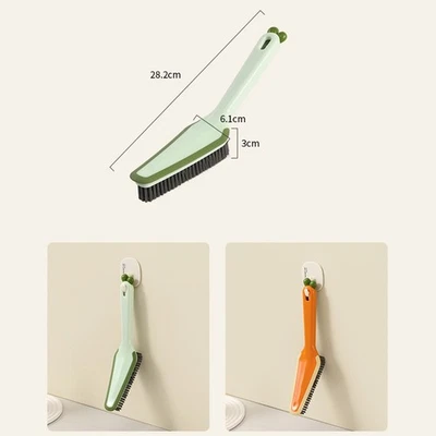 Efficient cleaning brush flexible bristles labor saving extended handle - Image 1 of 4