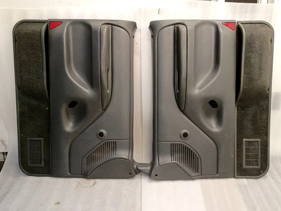 Juego de paneles de puerta gris oscuro/granito 1992-1997 ventanas manuales F150 F250 F350 Bronco Foto 1 de 4