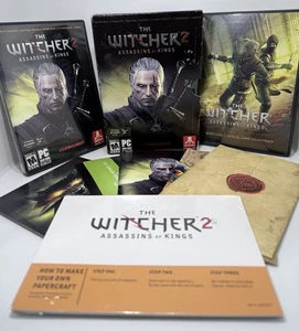 The Witcher 2 Assassins Of Kings PC DVD Caja Set con Discos de Mapa Manual y Letra CIB - Imagen 1 de 24