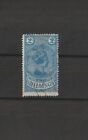1870-1884 VICTORIA STATE POSTAL FISCAL STAMP 2/- BLUE FINE USED