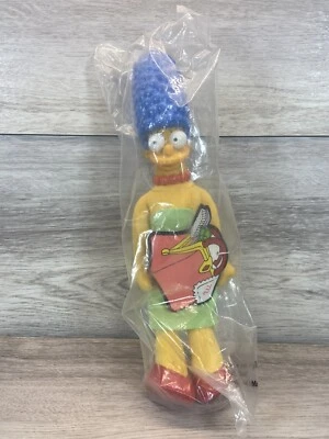 Винтажная плюшевая фигурка куклы 1990 The Simpsons Burger King Marge Simpson ЗАПЕЧАТАННАЯ новая в коробке - Изображение 1 из 4