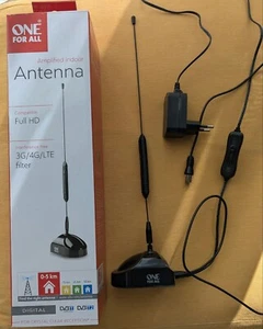 DVB T2 Antenne mit Signalverstärkung und 3G/4G/5G Filter - Bild 1 von 3