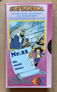Superbuch Nr. 22 Die starke Mauer Biblische Geschichte Videokassette VHS - Neu - Bild 1 von 2