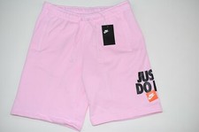 nike sweat shorts pink