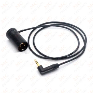 Low XLR NEUTRIK 3 pin XLR male to 3.5 Audio Line, Use SOMMER SOD-14 audio cable - Picture 1 of 2