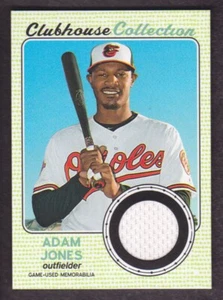 2017 Topps Heritage Baseball Clubhouse Collection Jersey #CCR-AJ Adam Jones - Picture 1 of 2