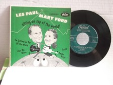 Les Paul & Mary Ford,Cap."Sitting On Top Of The World"US,7" EP w P/C,1957, Mint