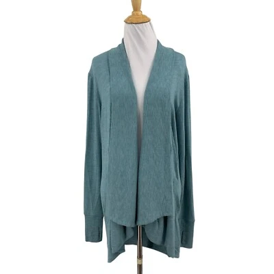 Cardigã Athleta Feminino S Pequeno Cachoeira Pranayama Restaurar Envoltório Bolsos Nirvana - Imagem 1 de 4