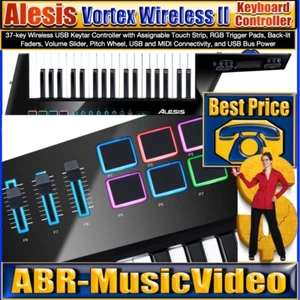 Alesis Vortex Wireless II Wireless Keyboard Control/ 1 Year Manufacture Warranty - Afbeelding 1 van 19