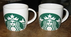 Pair of 2017 Starbucks Large Mermaid Siren 14 oz. Mugs/Cups - Picture 1 of 4
