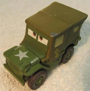 Disney Pixar Cars Mattel  Sarge Military Truck Jeep - Picture 1 of 6