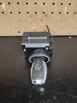 Модуль переключателя зажигания Mercedes W211 E350 SLK55 AMG SLK350 CLS500 с ключом от оригинального производителя - Изображение 1 из 4