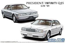 Aoshima 1/24 Scale Nissan G50 President JS / Infiniti Q45 1989 Plastic Model Kit