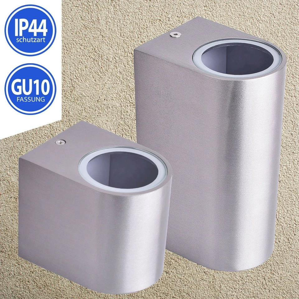 Außenleuchte Wandlampe Wandleuchte GU10 Treppenhaus Leuchte Lampe Treppenleuchte - Bild 1 von 1