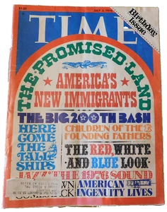 VINTAGE TIME MAGAZIN - 5. JULI 1976 - GEBURTSTAGSAUSGABE - GROSSE 200. BASH - Bild 1 von 4