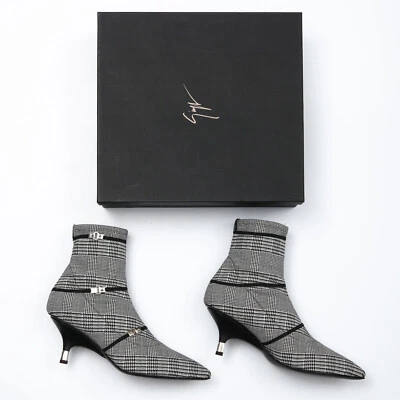 Botines elásticos Giuseppe Zanotti pata de gallo Capiroska talla 38,5 (8,5 EE. UU.) Foto 1 de 4