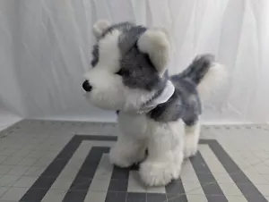 Douglas Husky Dog Wolf Plush 9 Inch 1736 2022 Plumb Ad Bandana Stuffed Animal - Picture 1 of 10