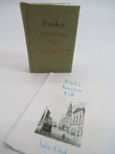 PAISLEY AMERICAN FOLK (MINIATURE BOOK) Sylvia Clark 2000 - Imagen 1 de 4