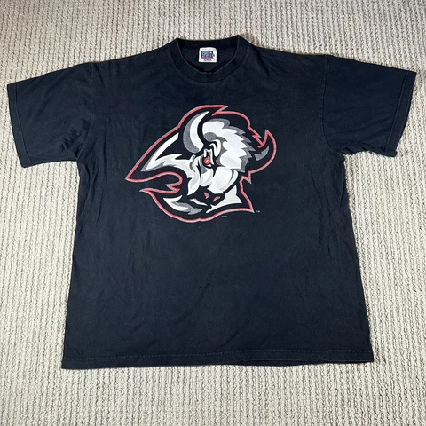 Vintage Sport Attack Buffalo Sabres NHL Dominic Hasek T shirt XL Rare Hockey Cover