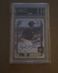 Kyle Tucker Bowman Chrome 1st 2015 Auto - Picture 1 of 2