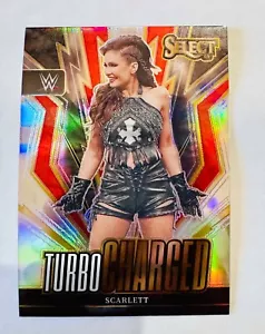 Scarlett 2024 Panini WWE Select Turbocharged Insert Silver Prizm - Foto 1 di 1