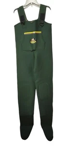 Caddis Stockingfoot Chest Dark Green Neoprene Fishing Waders Women's Size XL - Picture 1 of 7