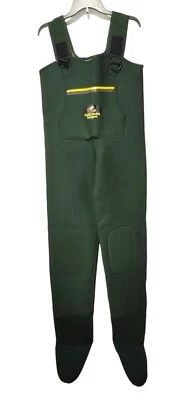 Caddis Stockingfoot Chest Dark Green Neoprene Fishing Waders Women's Size XL  - Image 1 of 4