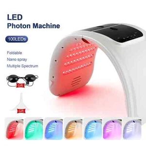 PDT LED Mask Light Therapy Equipment Beauty Machine Hydration Skin Rejuvenation - Picture 1 of 14