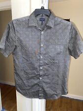 GOOD MAN BRAND Men’s Small Grey Shirt Button Up Great Condition 200 MSRP
