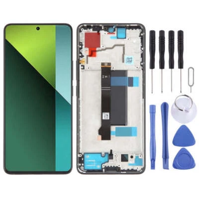 LCD Display Touch Screen Replacement Black Frame For Xiaomi Redmi Note 13 Pro 5G - Image 1 of 4