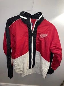 Giacca Detroit Red Wings NHL Vintage Starter leggera full zip uomo taglia XL - Foto 1 di 3