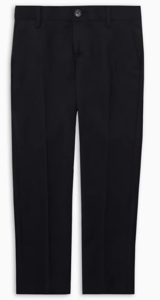 Pantalones de vestir Armani Junior Big Boys de lana virgen azul marino oscuro talla 14 Foto 1 de 3