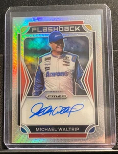 Michael Waltrip  2022 Prizm  Flashback Signature /  Auto Silver Prizm - Picture 1 of 2